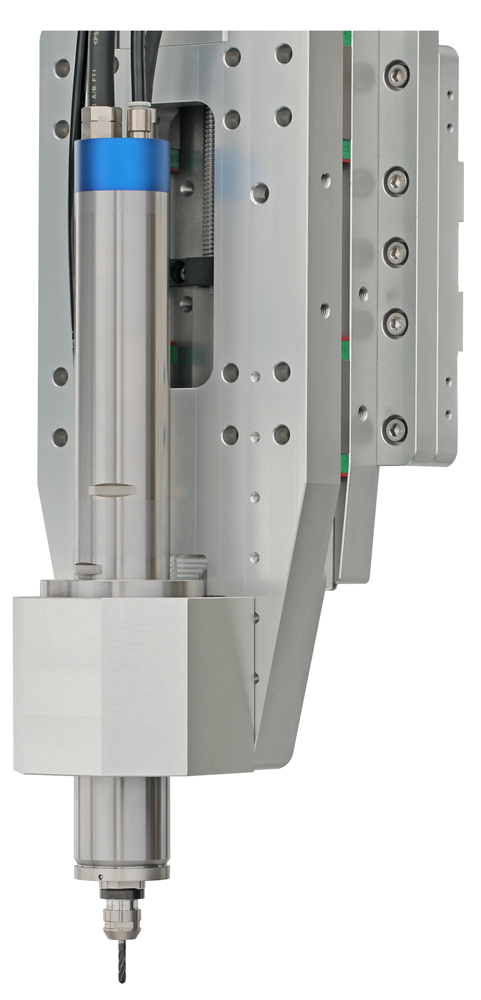 High-output spindle fitted to a custom NS CNC machine