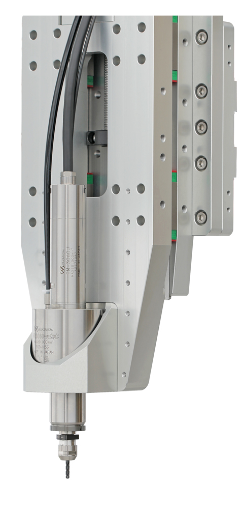 E3000 3060 AQC spindle - the Nakanishi EM-3060J motor in the pneumatic automatic-tool-change clamp body